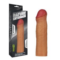 Насадка на пенис Revolutionary Silicone Nature Extender телесная плюс 6 см минск