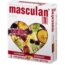 Презервативы Masculan Tutti Frutti (ароматизированные) 3шт