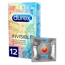 Презервативы Durex №12 Invisible (ультратонкие)