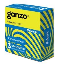 Презервативы Ganzo Classic с обильной смазкой 3 шт