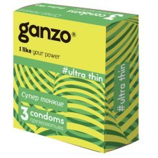 Презервативы Ganzo Ultra Thin ультратонкие 3 шт