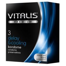 Презервативы Vitalis №3 Delay cooling с охлаждающим эффектом