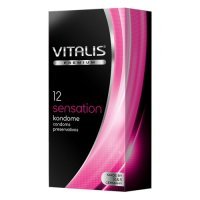 Презервативы Vitalis Premium №12 Sensation с кольцами и точками