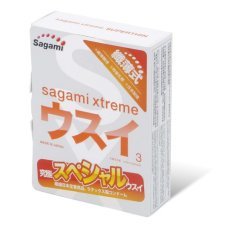 Презервативы ультратонкие Sagami Xtreme 0.04 мм 3 шт