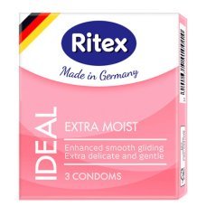 Презервативы Ritex Ideal Extra Moist №3 с повышенным количеством смазки