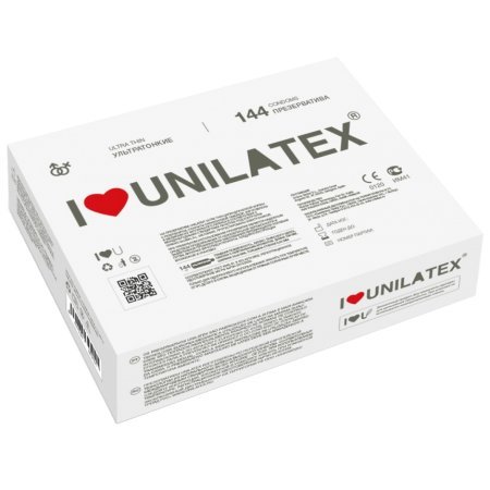 Ультратонкие презервативы Unilatex Ultrathin 144 шт минск