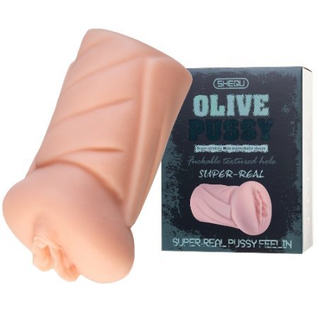 Реалистичный мастурбатор-вагина Olive Xise с лубрикантом в комплекте минск